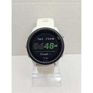 Garmin Forerunner 745 GPS Running Triathlon Music Heart Rate Whitestone Watch